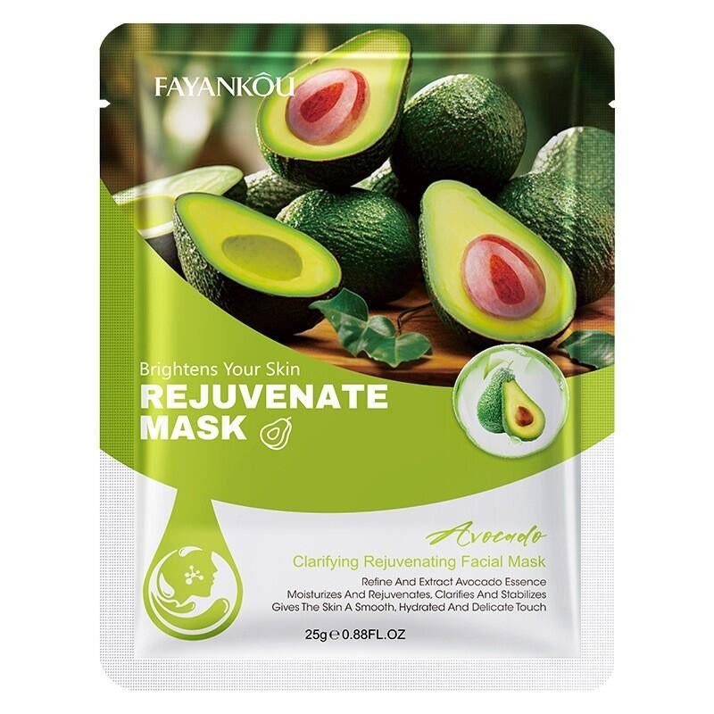Mascarilla Facial de Aguacate Aclaradora y Rejuvenecedora