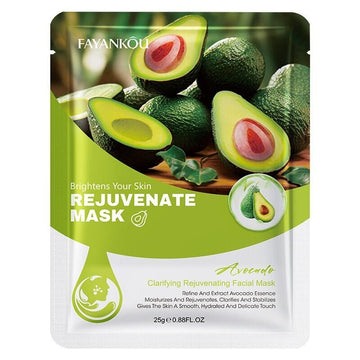 Mascarilla Facial de Aguacate Aclaradora y Rejuvenecedora